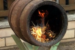 Entfernen altes Pech