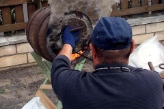 Feuer wird erstickt